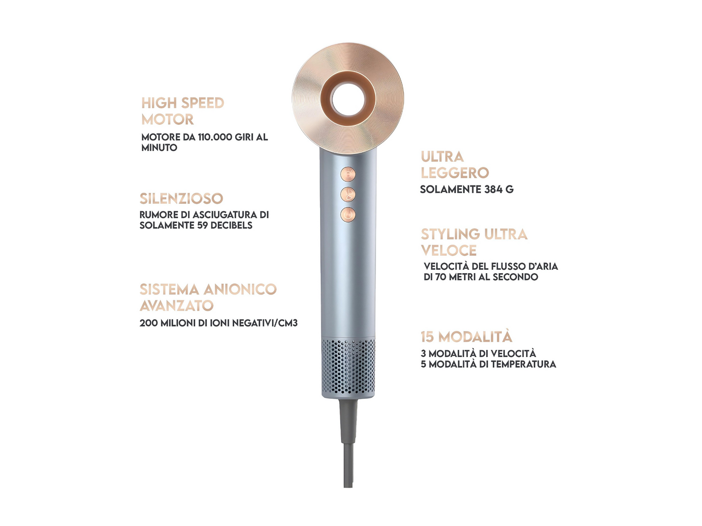 IKoniQ Aria  in Argento & Oro Rosa